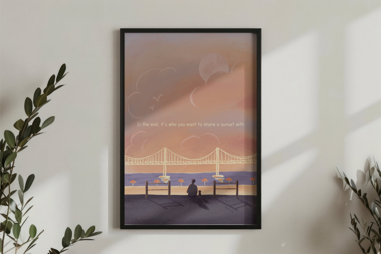 Wall Art | Shared sunset