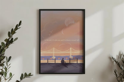 Wall Art | Shared sunset